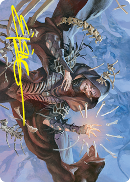 {A} Valentin, Dean of the Vein Art Card (Gold-Stamped Signature) [Strixhaven: School of Mages Art Series][GS ASTX 056]