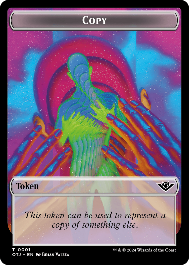 {T} Mercenary // Copy Double-Sided Token [Outlaws of Thunder Junction Tokens][TOTJ 10//1]