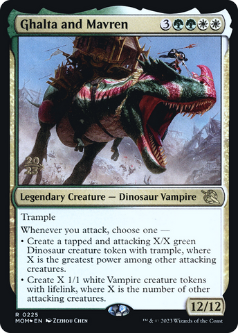 {R} Ghalta and Mavren [March of the Machine Prerelease Promos][PR MOM 225]