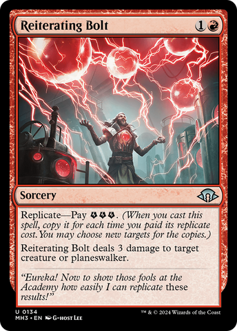 {C} Reiterating Bolt [Modern Horizons 3][MH3 134]