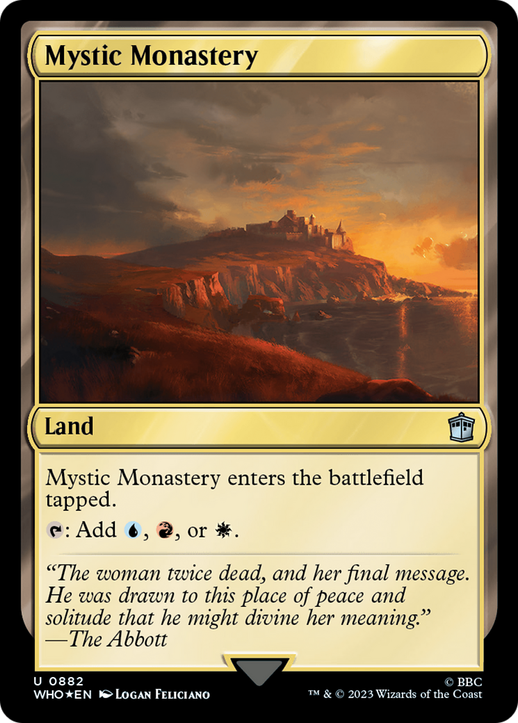 {C} Mystic Monastery (Surge Foil) [Doctor Who][WHO 882]