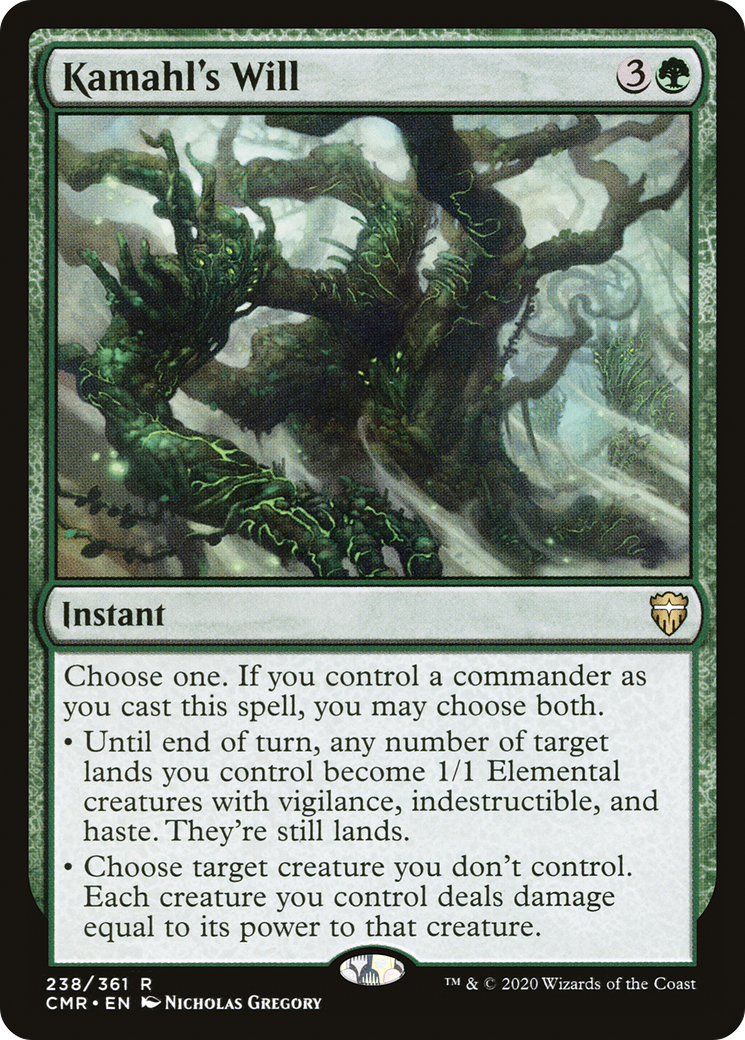 {R} Kamahl's Will [Commander Legends][CMR 238]