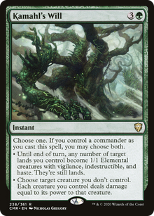 {R} Kamahl's Will [Commander Legends][CMR 238]