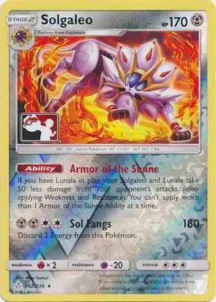 [PKM] Solgaleo (142/236) [League & Championship Cards]
