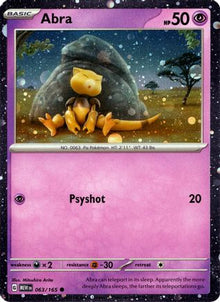 [PKM] Abra (063/165) (Cosmos Holo) [Miscellaneous Cards]