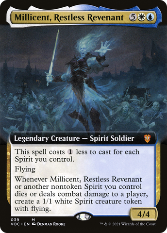 {R} Millicent, Restless Revenant (Extended Art) [Innistrad: Crimson Vow Commander][VOC 039]