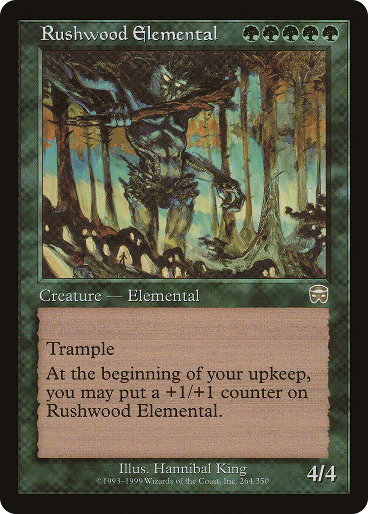 {R} Rushwood Elemental [Mercadian Masques][MMQ 264] - Misty Mountain Games
