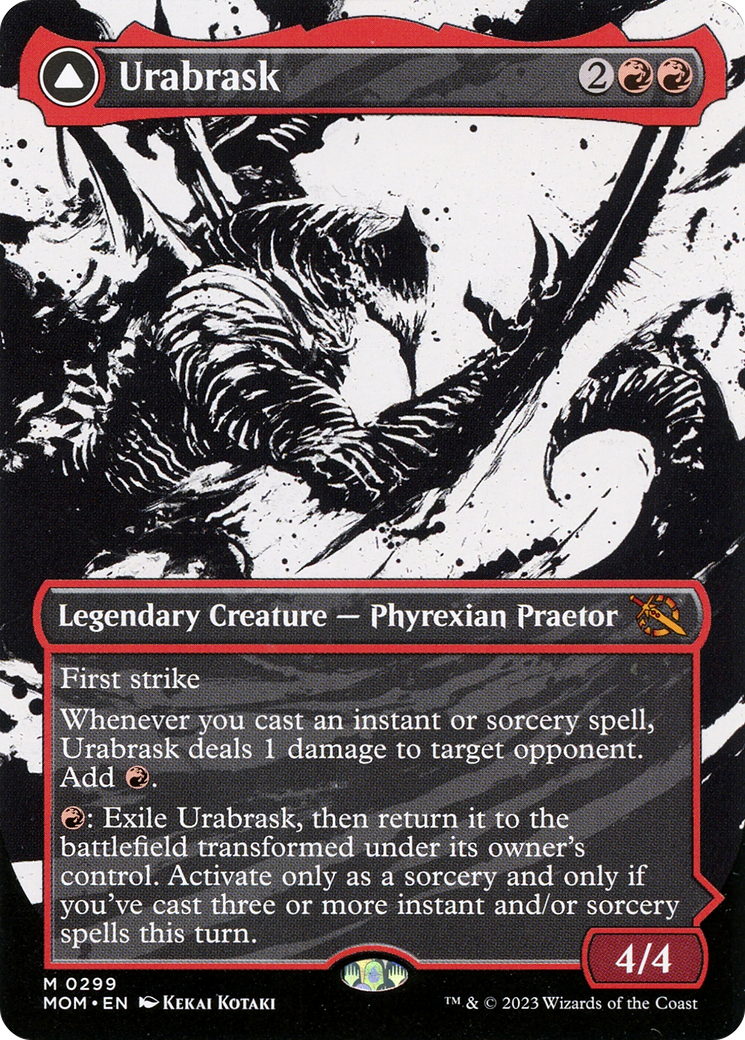 {R} Urabrask // The Great Work (Multiverse Legends) [March of the Machine][MOM 299]