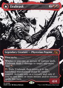 {R} Urabrask // The Great Work (Multiverse Legends) [March of the Machine][MOM 299]