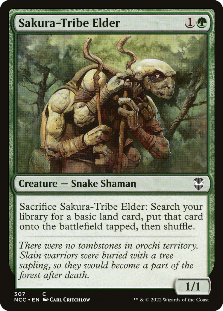 {C} Sakura-Tribe Elder [Streets of New Capenna Commander][NCC 307]