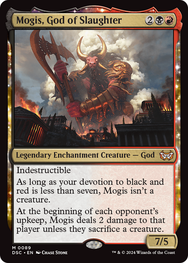 {R} Mogis, God of Slaughter [Duskmourn: House of Horror Commander][DSC 089]