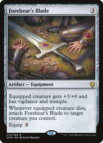 {R} Forebear's Blade [Dominaria][DOM 214]