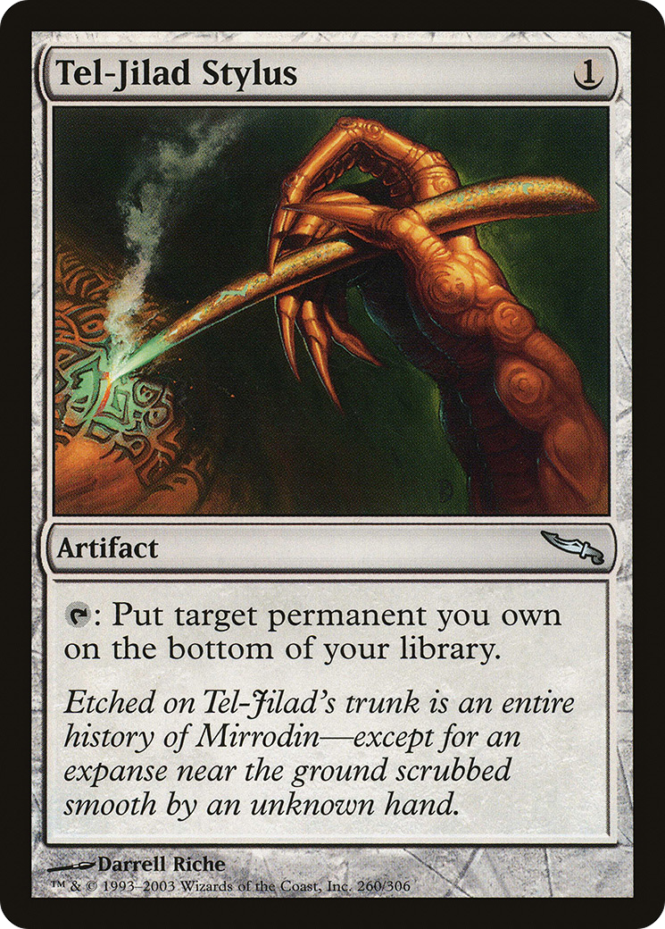 {C} Tel-Jilad Stylus [Mirrodin][MRD 260] - Misty Mountain Games