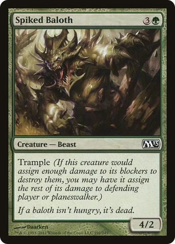 {C} Spiked Baloth [Magic 2013][M13 192]