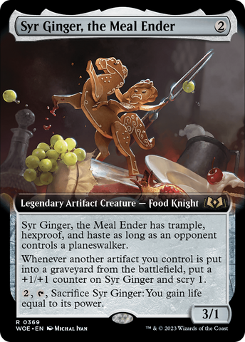 {@R} Syr Ginger, the Meal Ender (Extended Art) [Wilds of Eldraine][WOE 369]
