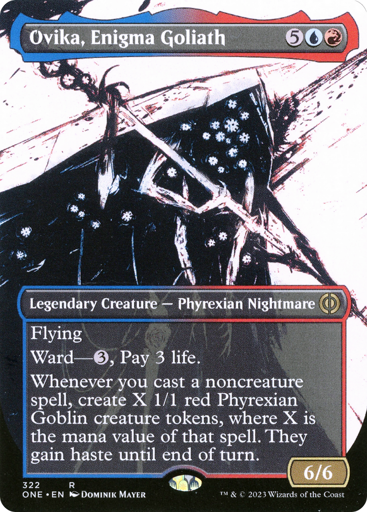 {R} Ovika, Enigma Goliath (Borderless Ichor) [Phyrexia: All Will Be One][ONE 322]