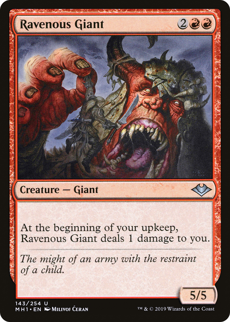 {C} Ravenous Giant [Modern Horizons][MH1 143]