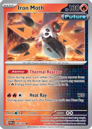 [PKM] Iron Moth (028/182) [Paradox Rift]