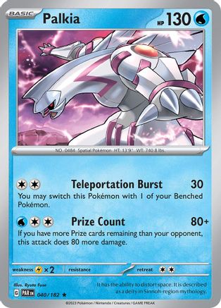 [PKM] Palkia (040/182) [Paradox Rift]