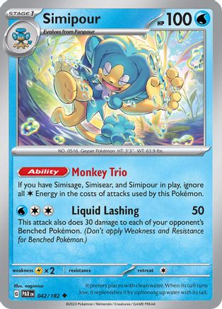 [PKM] Simipour (042/182) [Paradox Rift]