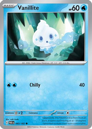 [PKM] Vanillite (043/182) [Paradox Rift]