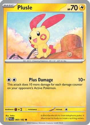 [PKM] Plusle (060/182) [Paradox Rift]