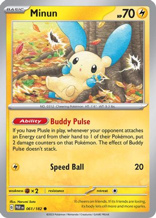[PKM] Minun (061/182) [Paradox Rift]
