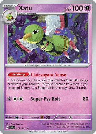 [PKM] Xatu (072/182) [Paradox Rift]