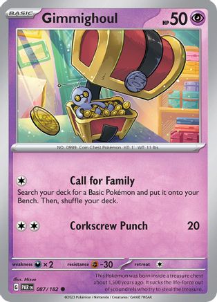 [PKM] Gimmighoul (087/182) [Paradox Rift]
