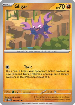 [PKM] Gligar (091/182) [Paradox Rift]