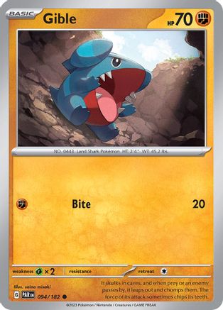 [PKM-C] Gible (094/182) [Paradox Rift]