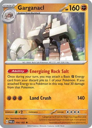 [PKM] Garganacl (104/182) [Paradox Rift]