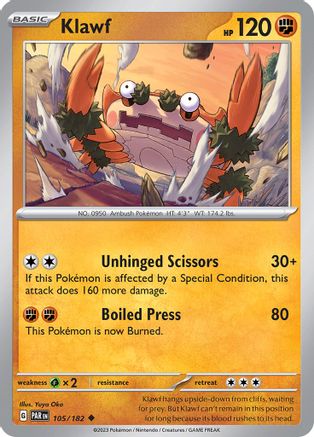 [PKM] Klawf (105/182) [Paradox Rift]