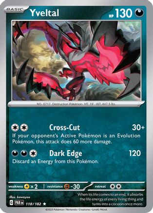 [PKM-R] Yveltal (118/182) [Paradox Rift]