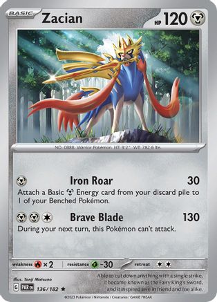 [PKM] Zacian (136/182) [Paradox Rift]