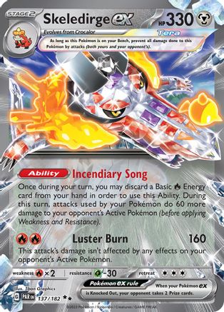 [PKM] Skeledirge ex (137/182) [Paradox Rift]