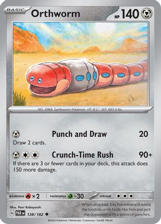 [PKM] Orthworm (138/182) [Paradox Rift]