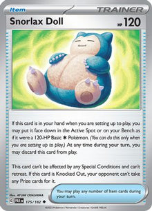 [PKM] Snorlax Doll (175/182) [Paradox Rift]