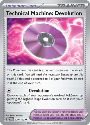[PKM] Technical Machine: Devolution (177/182) [Paradox Rift]