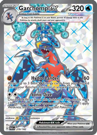 [PKM-R] Garchomp ex (219/182) [Paradox Rift]
