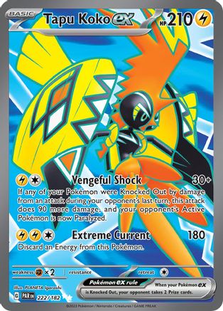 [PKM-R] Tapu Koko ex (222/182) [Paradox Rift]
