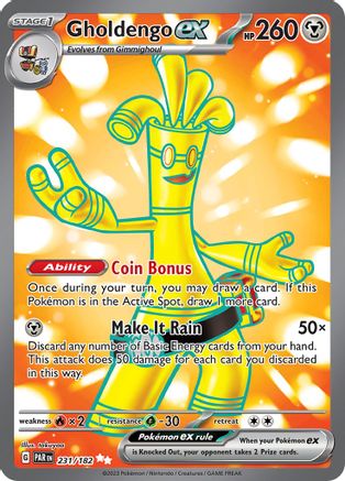 [PKM] Gholdengo ex (231/182) [Paradox Rift]