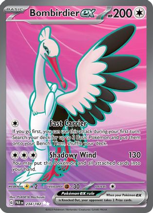[PKM] Bombirdier ex (234/182) [Paradox Rift]