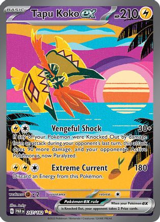 [PKM] Tapu Koko ex (247/182) [Paradox Rift]