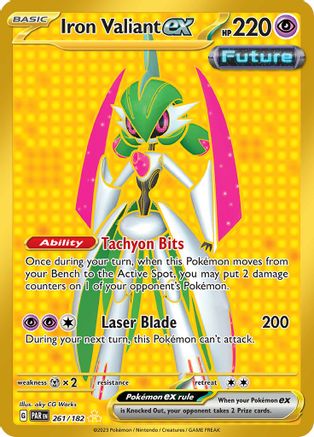 [PKM] Iron Valiant ex (261/182) [Paradox Rift]