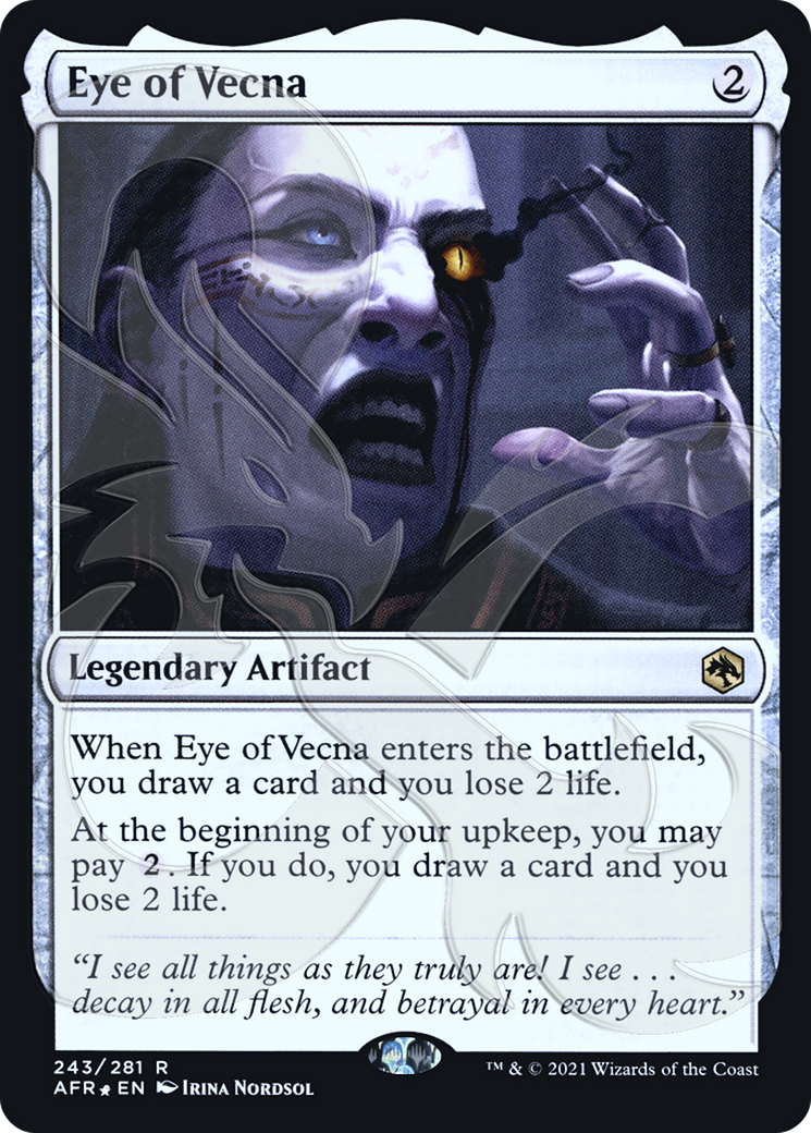 {R} Eye of Vecna (Ampersand Promo) [Dungeons & Dragons: Adventures in the Forgotten Realms Promos][AMP AFR 243]