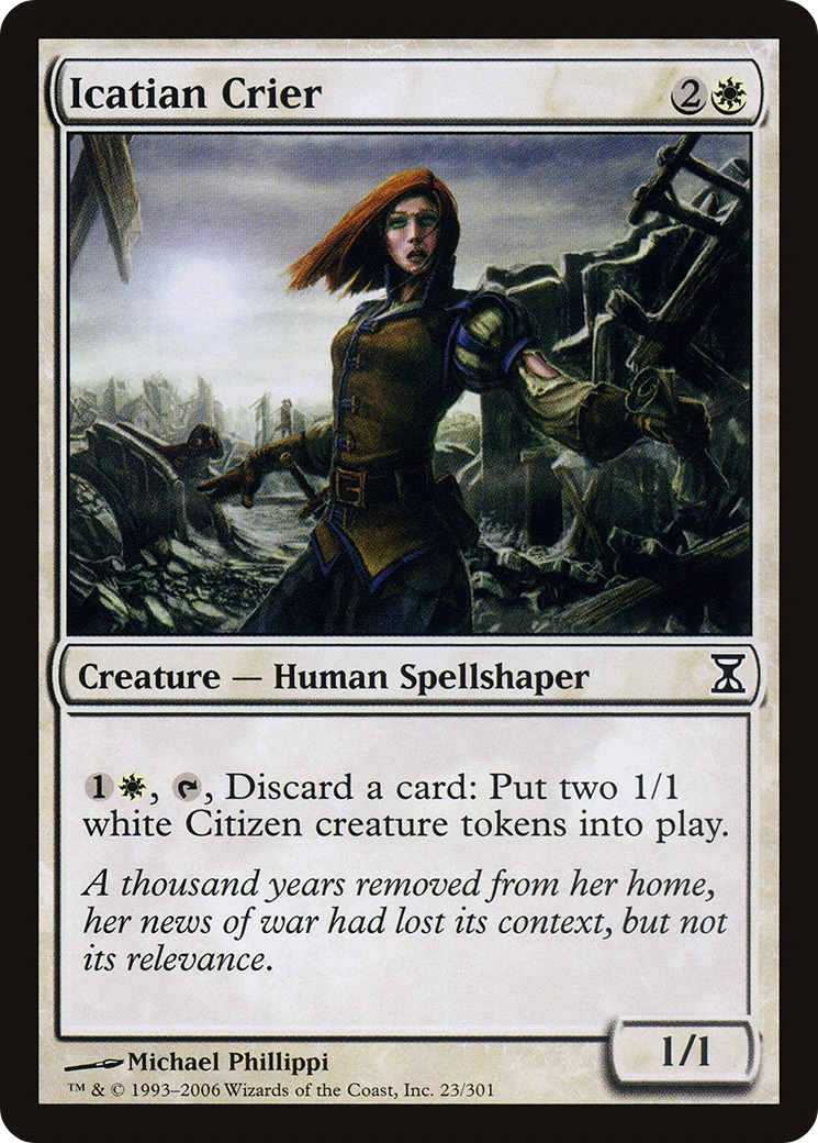 {C} Icatian Crier [Time Spiral][TSP 023]
