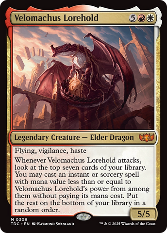 {R} Velomachus Lorehold [Tarkir: Dragonstorm Commander][TDC 309]