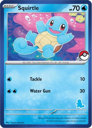 [PKM] Squirtle (Blue Border) [My First Battle]