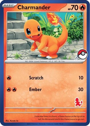 [PKM] Charmander (Blue Border) [My First Battle]